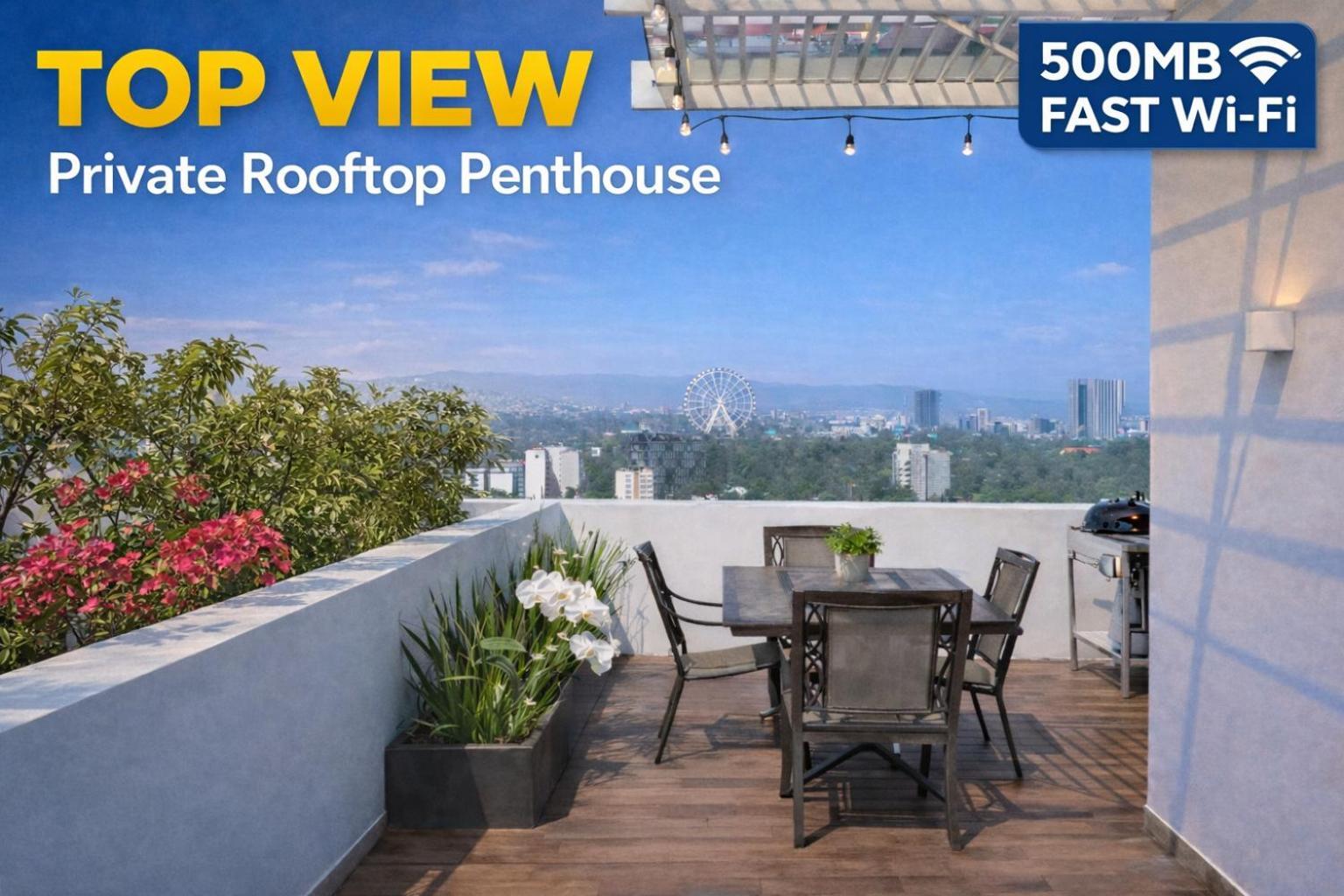 ** TOP VIEW PENTHOUSE PRIVATE ROOFTOP, WI-FI 500MBPS, AIR CONDITIONING ...