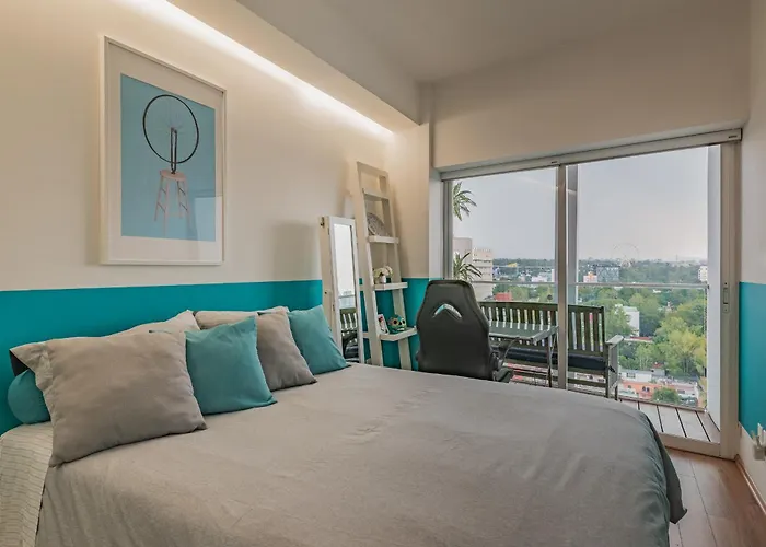 Apartamento View Penthouse Private Rooftop, Wi-fi 500mbps, Air Conditioning, Grill, Pool And Gym