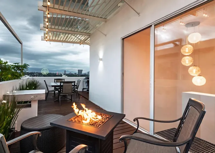 Apartamento View Penthouse Private Rooftop, Wi-fi 500mbps, Air Conditioning, Grill, Pool And Gym